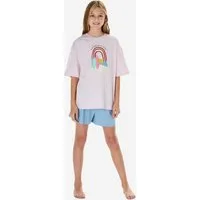 Schiesser Pyjama Nightwear (2 tlg) Schlafanzug, Pyjama Set, Nachtwäsche