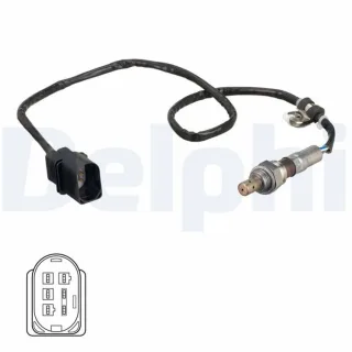 Delphi Lambdasonde vor Katalysator Audi Seat Skoda VW ES21102-12B1 1,6