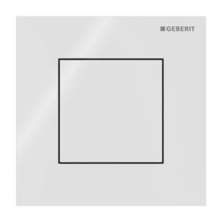 Geberit Typ 40 Urinal-Steuerung 116217SI1 pneumatisch, Square, weiß