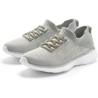 LASCANA Slip-On-Sneaker, Slipper, Freizeitschuh, Sneaker mit modischer Glitzerschnürung VEGAN