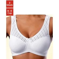 Nuance by Lascana Soft-BH (Packung, 2 Stück) ohne Bügel, Baumwoll-Qualität – auch ideal für große Größen