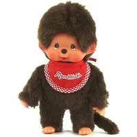 Monchhichi Plüschfigur Junge Classic 20 cm Monchhichi Puppe mit original rotem Lätzchen