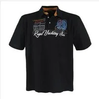 Lavecchia Poloshirt Lavecchia Herren Poloshirt LV-4688 (Schwarz, 7XL) Herren Polo Shirt