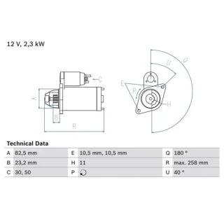 Bosch Starter  0986018290