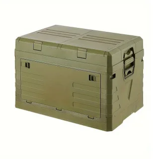 Xmund Outdoor Foldable Storage Box, Vehicle Storage Container,, Collapsible Stackable Container with Handles Portable Pl