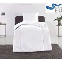 OTTO home Steppbett + Kopfkissen Microlux, Bettdecke 135x200 cm, 155x220 cm, Füllung: Polyester, Bezug: Polyester, Set mit Kissen 40x80 cm, 80x80 cm, Sommer, Herbst, Winter in 4 Farben