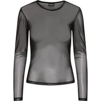 pieces Langarmshirt Ninni (1-tlg) Plain/ohne Details