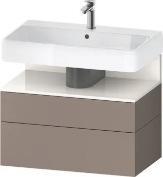 Duravit Qatego Waschtischunterbau wandhängend Basalt Matt 790x470x590 mm - QA4394022430010 QA4394022430010