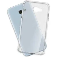 mtb more energy Smartphone-Hülle Clear Armor Case für Samsung Galaxy A5 2017, Transparente TPU Schutzhülle Case Backcover mit Anti-Shock Verstärkung