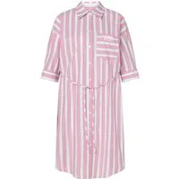 JOOP! Hemdblusenkleid Dua klassische H-Linie, im Streifen-Design