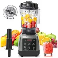 7MAGIC Standmixer Touchscreen Smoothie Mixer, 9 Gang, Auto Programm, 2000,00 W, Multifunktionsmixer für Smoothie, Sauce, Eiscreme, Schleifen