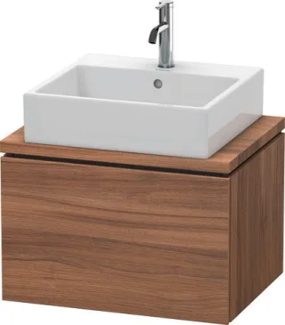 Duravit L-Cube Konsolenwaschtischunterbau wandhängend Nussbaum Matt 620x477x400 mm - LC580007979 LC580007979