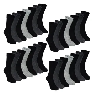 7er-Pack Herren Klassische Anzugsocken - Weiche Atmungsaktive Einfarbige Strumpfsocken