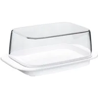 Mepal Butterdose Butterdose für 250 g Butter mit transparentem Deckel, Passt in Kühlschranktüre, spülmaschinenfest