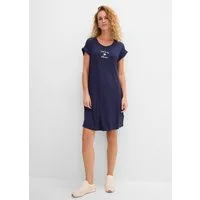 bonprix Jerseykleid lockere Passform, aus Viskose und Elasthan, mit Rundhalsausschnitt