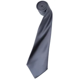 Premier - "Colours" Krawatte für Herren/Damen Unisex (Stahl)