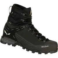 Salewa Ortles Ascent Mid GTX (Alpine, Veloursleder, wasserdicht) schwarz Wanderschuh