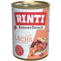 Rinti Kennerfleisch Lachs 400 g - 12 Stück, für: Hund