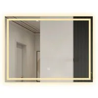 duschspa Badspiegel 50-160 cm Touch LED Spiegel, Beschlagfrei