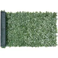 Yaheetech Kunstrasen, rechteckig, Künstliche Efeu Garten Sichtschutz Pflanzenwand