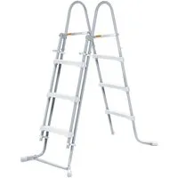 Waterman Pool-Sicherheitsleiter Pool-Sicherheitsleiter Höhe 107 cm 2x4 Stufen (Komplett-Set, 1-St)