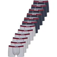Fila Boxershorts 12er-Pack (12-St) mit elastischem Bund und Logo-Aufdruck