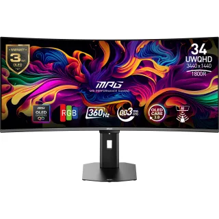 MSI MPG 341CQRDE QD-OLED X36 | 9s6-3de29a-002 | 34" UWQHD 360Hz - 0.03 ms