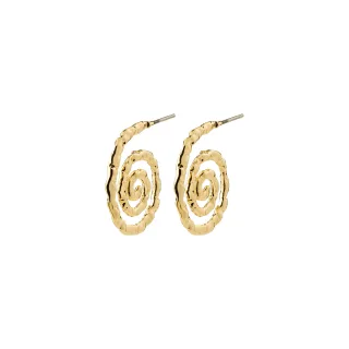 pilgrim - Ohrringe in Spiralform - Still gold - Gr. - OS