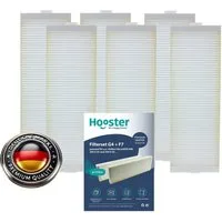 Hooster Luftfilter 3er-SET für Vaillant RecoVAIR VAR 260/4 (E) und 360/4 (E), 3 Filtersets = G4 (3 Stück) + F7 (3 Stück)