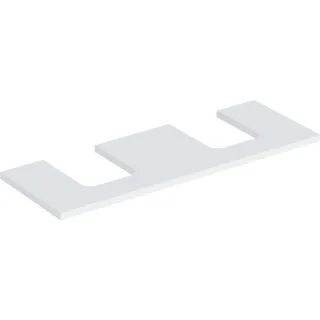 Geberit ONE Waschtisch-Platte, Ausschnitt rechts und links, für Aufsatzwaschtisch Schalenform 505276002