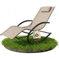 NovaTerra Gartenlounge-Set Premium Sun Lounger verschiedene Farben, Terrasse und Outdoor, Wetterfeste und rostbeständige Liege mit pulverbeschichtetem Gestell