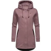 Ragwear Kapuzensweatjacke Letti Bonded Sportliche Kapuzenjacke in Feinstrick-Optik