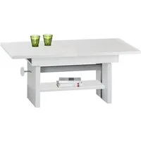 Stolkom Sp.z.o.o. Couchtisch Event höhenverstellbar, ausziehbar, BxHxT 110-150x48-63x65 cm, Höhenverstellbar mit Liftmechanik und ausziehbar in 3 Farbausführungen