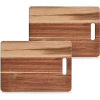 Zeller Present Schneidebrett, Massivholz, (Set, 2-St), hochwertiges Akazienholz