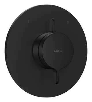 Hansgrohe Mischer Unterputz AXOR One für 2 Verbraucher mattschwarz, 48415670 48415670