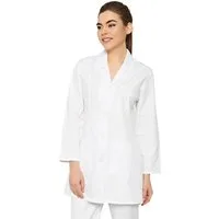 Ismont Arztkittel Berufskittel Damen / 01 M016-09 Weiß