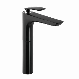 Kludi BALANCE Waschschüssel-EHM Auslaufhöhe 272 mm schwarzmatt/chrom, 522988775 522988775