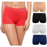 Holland Underwear Panty 5x GIANVAGLIA Deluxe Damen Baumwolle Boxershort 3007 Größe: XL-3XL