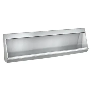 KWC Aquarotter Reihenurinal, CAMPUS, Edelstahl V2A, 1800x515x235 mm, Siebablauf mittig, 2000056969 2000056969