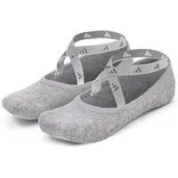 adidas Performance Sportsocken Adidas Yoga Socks - Grau Mit rutschfester Silikonsohle