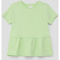 s.Oliver Kurzarmshirt T-Shirt T-Shirt mit Ajourmuster