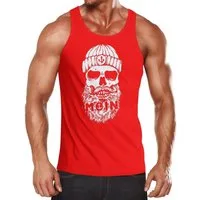 Neverless Tanktop Herren Tank-Top Moin Totenkopf Anker Skull Muskelshirt Muscle Shirt mit Print