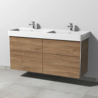 Sanipa 3way Waschtischunterbau zu Laufen Pro S Waschtisch mit 4 Auszügen, Eiche-Kansas BR77159
