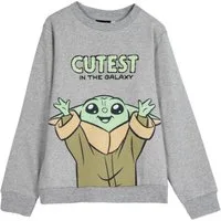 Cerda Sweatshirt Star Wars Mandalorian Grogu Sweatshirt Kinder Baumwoll-Mix
