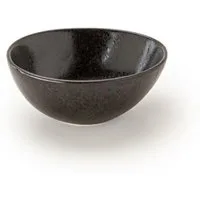 tischwelt Schale Schälchen 12x10 cm Java schwarz, Porzellan, (1-tlg), Schälchen, 0,21 l, Porzellan, schwarz