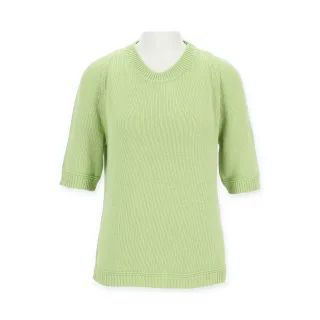 Halsüberkopf Accessoires - Pullover Rundhals 1/2 Arm mint - Gr. - l