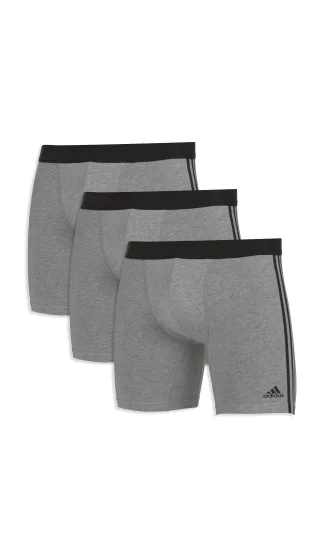 Adidas Sportswear Underwear - Boxer Brief (3PK) heather grey - Gr. - M