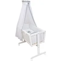 Baby-Delux Babybettwäsche Baby Wiegenset, Textilien, 6 teilig, Wiegenset 6-tlg. für Babywiege 90x40 (ohne Wiege) verschiedene Designs
