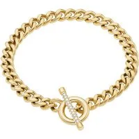 Fossil Armband Fossil Damen-Armband Edelstahl Glasstein, CARLIE T-BAR