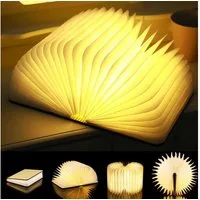 TUWENA LED Schreibtischlampe LED Buchlampe, Buch Licht Faltbare Buchlampe, USB Aufladbar Nachtlicht